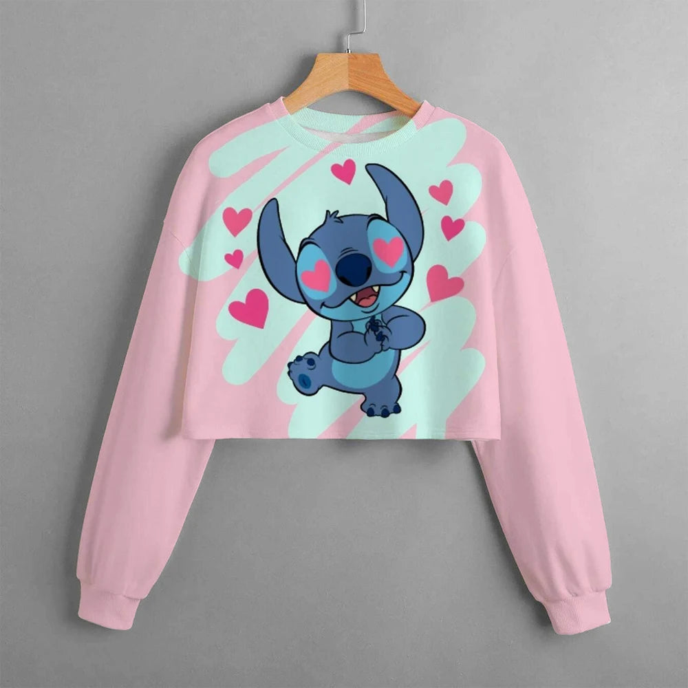 Disney Lilo & Stitch Hoodie for Kids | Cartoon Anime Print Sweater - Dhavinci