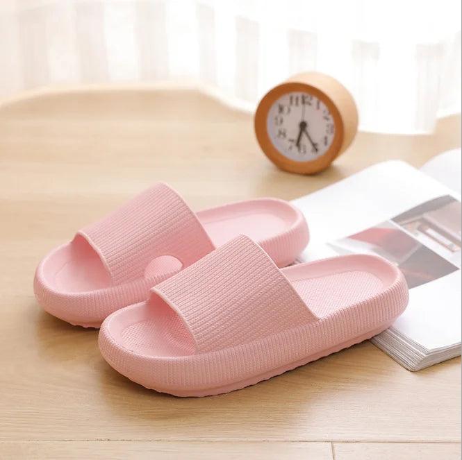 Women’s Cloud Slippers - EVA Soft Platform Pillow Slides - Dhavinci