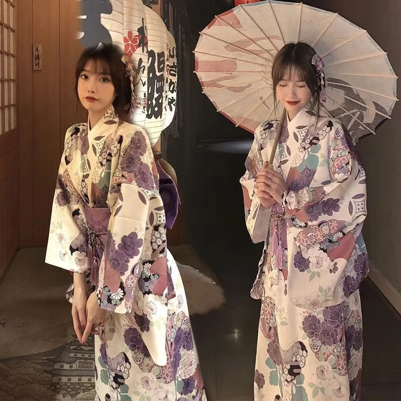 Women’s Japanese Kimono | Cosplay Cardigan & Yukata Beach Wear - Dhavinci