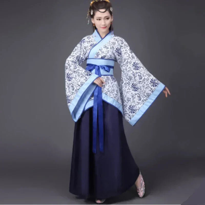 New Woman Stage Dance Dress Chinese Traditional Costumes New Year Adult Tang Suit Performance Hanfu Female Cheongsam - Dhavinci