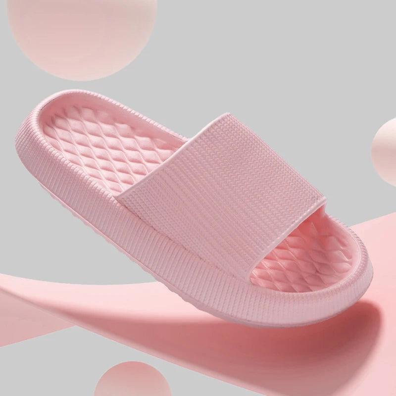 Soft Platform Slippers - Summer Cloud Slides for Women - Dhavinci