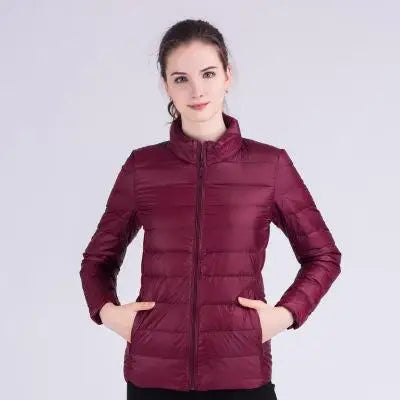 Ultra Light Duck Down Jacket | Slim Warm Candy Color Coat