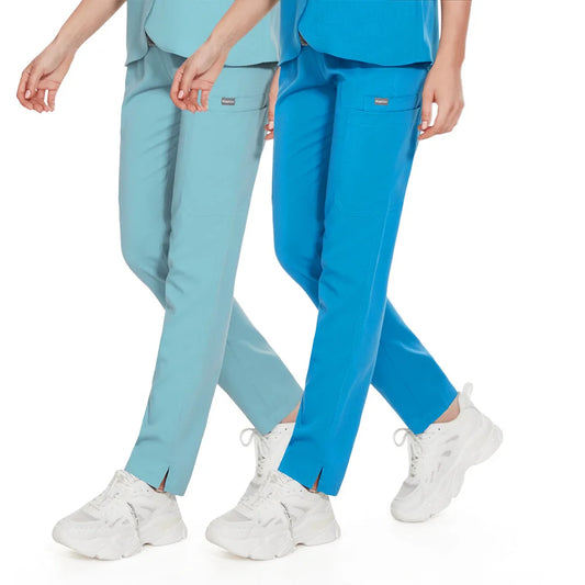 Solid Color Scrubs Pants Lab Surgical Pants Unisex Doctor and Nurse Uniform Work Pants Nurse Accessories Medical Doctor Pants - Dhavinci