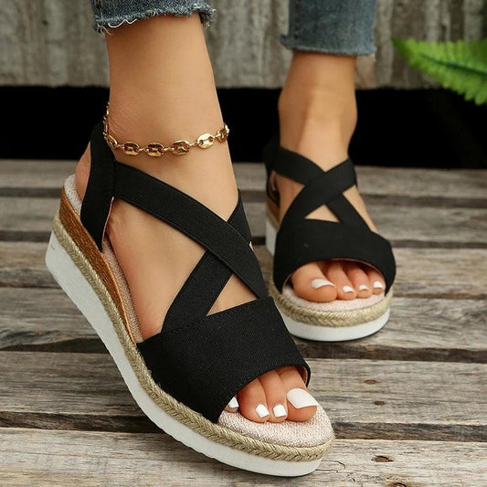 Summer Wedge Sandals - Non-Slip Platform Gladiator Shoes - Dhavinci