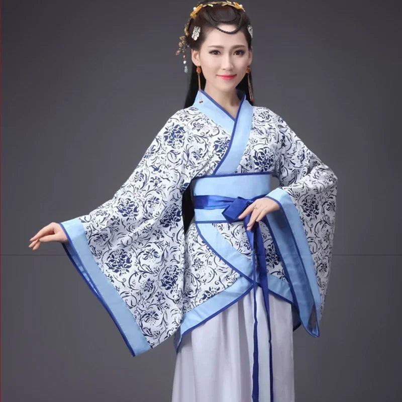 New Woman Stage Dance Dress Chinese Traditional Costumes New Year Adult Tang Suit Performance Hanfu Female Cheongsam - Dhavinci