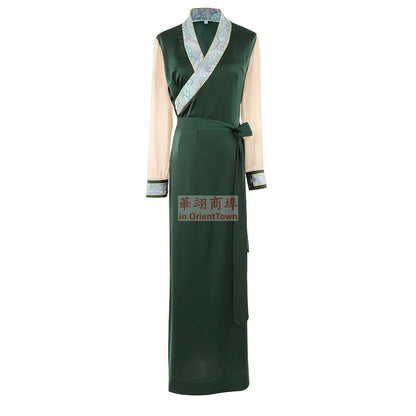 Tibet Trend Dress Daily Wear Clothing Chinese Minority Nationality Style Traditional Costume Oriental Ethnic Femmes Robe Girl - Dhavinci