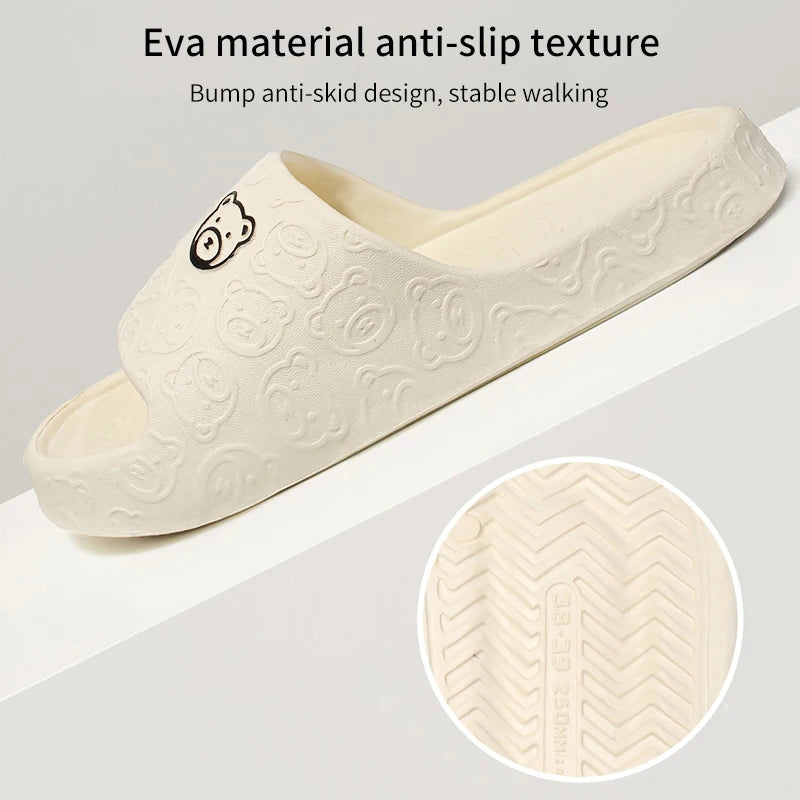 Non-Slip Summer Slippers for Women | Comfortable Indoor Home Sandals - Dhavinci