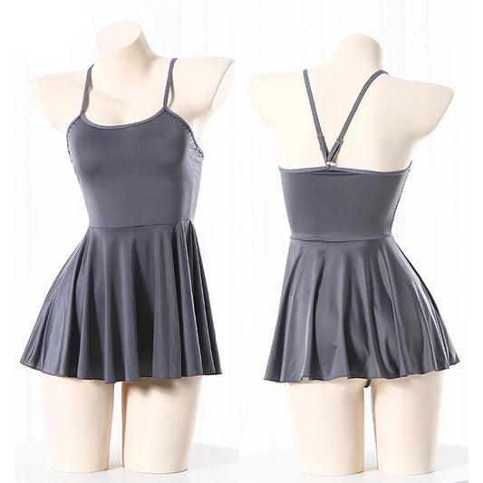 Anime Girl Student Swimsuit Dress | Summer Pool Party Cosplay - Dhavinci