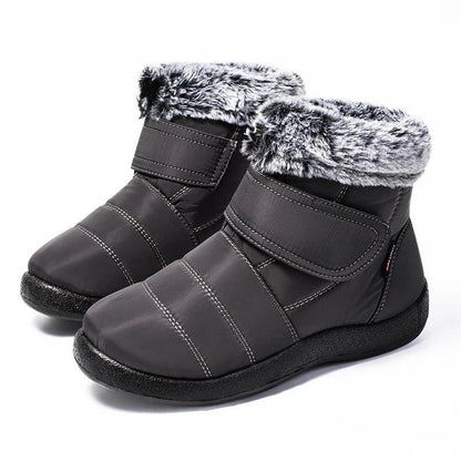 Waterproof Faux Fur Snow Boots - Fashion Winter Ankle Boots for Women - Dhavinci