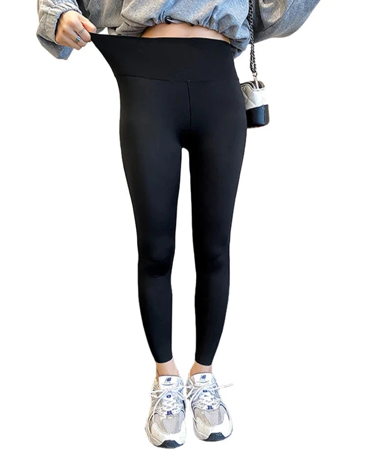 Slim Fit High-Waist Shark Leggings for Women | Spring Sports Fitness Pants - Dhavinci