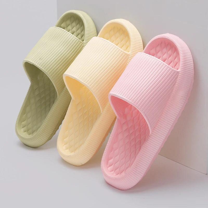 Soft Platform Slippers - Summer Cloud Slides for Women - Dhavinci