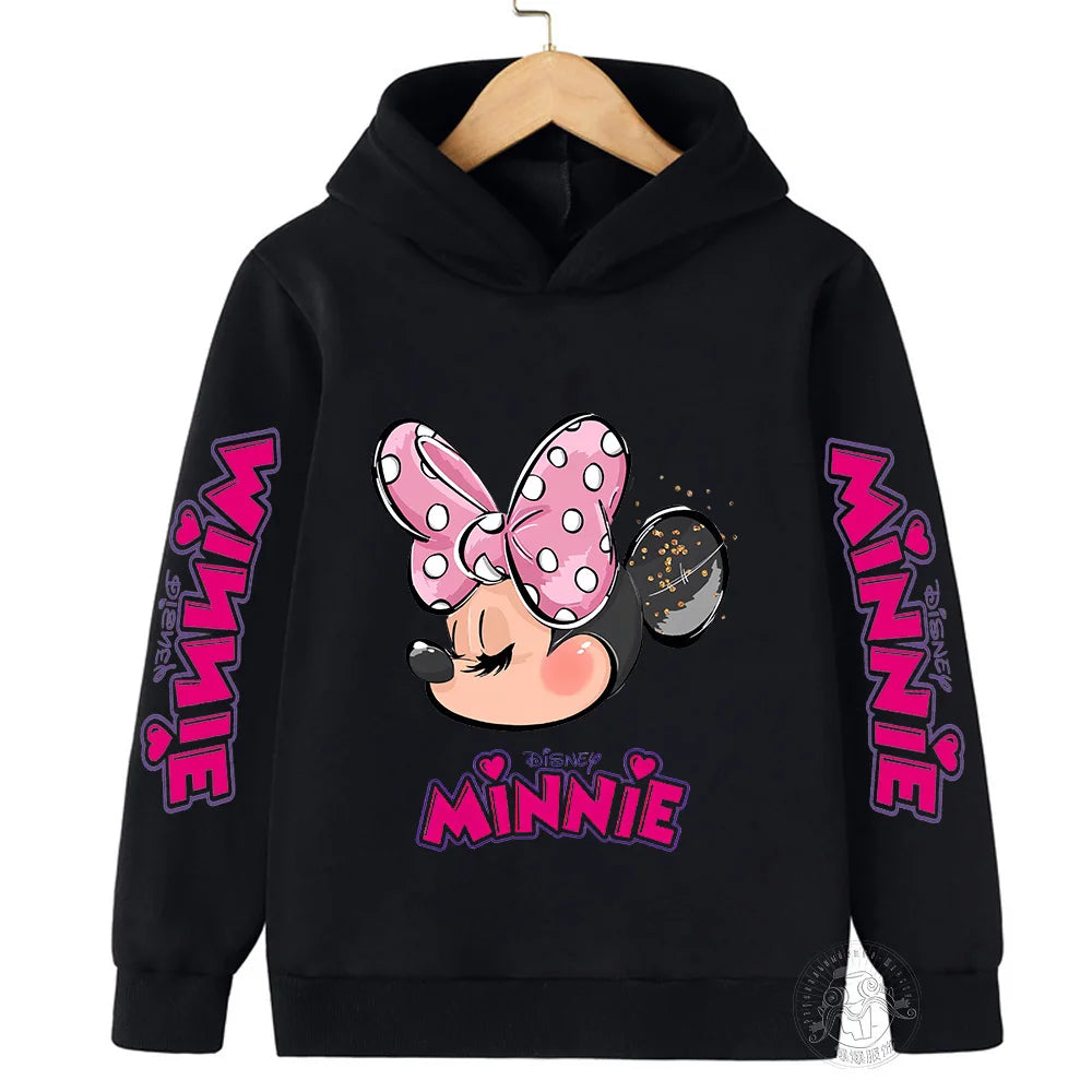 Kids’ Minnie Hoodie | Warm Boys & Girls Top 3-14Y - Dhavinci