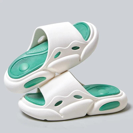 Soft Platform Cloud Slides for Women - Mix Color Summer Sandals - Dhavinci