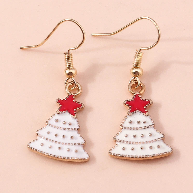 Christmas Drop Earrings | Santa, Tree & Deer Dangle Jewelry