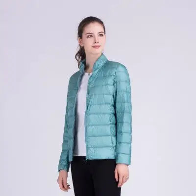 Ultra Light Duck Down Jacket | Slim Warm Candy Color Coat