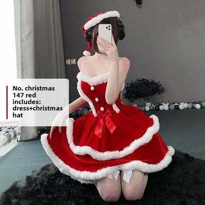 2024 Christmas Costume Set | Sexy Santa Claus Maid Cosplay