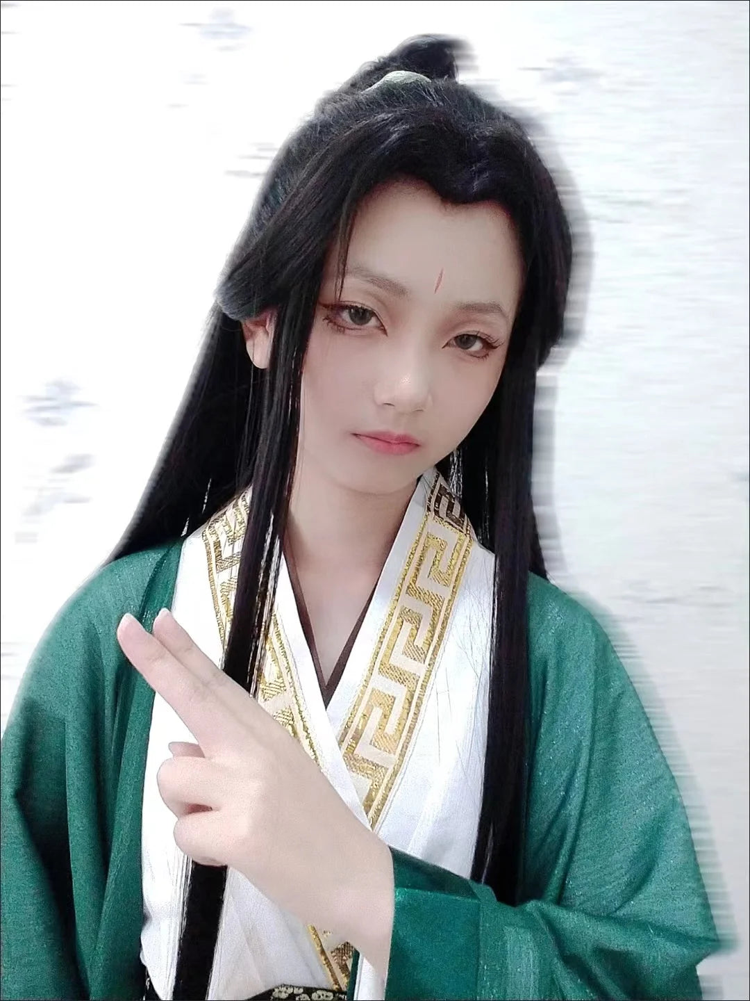 Chinese TV The Scum Villain's Self-Saving System Shen Qingqiu Cosplay Ancient Hanfu Dress Costume Party Wig Fan Birthday Gifts - Dhavinci