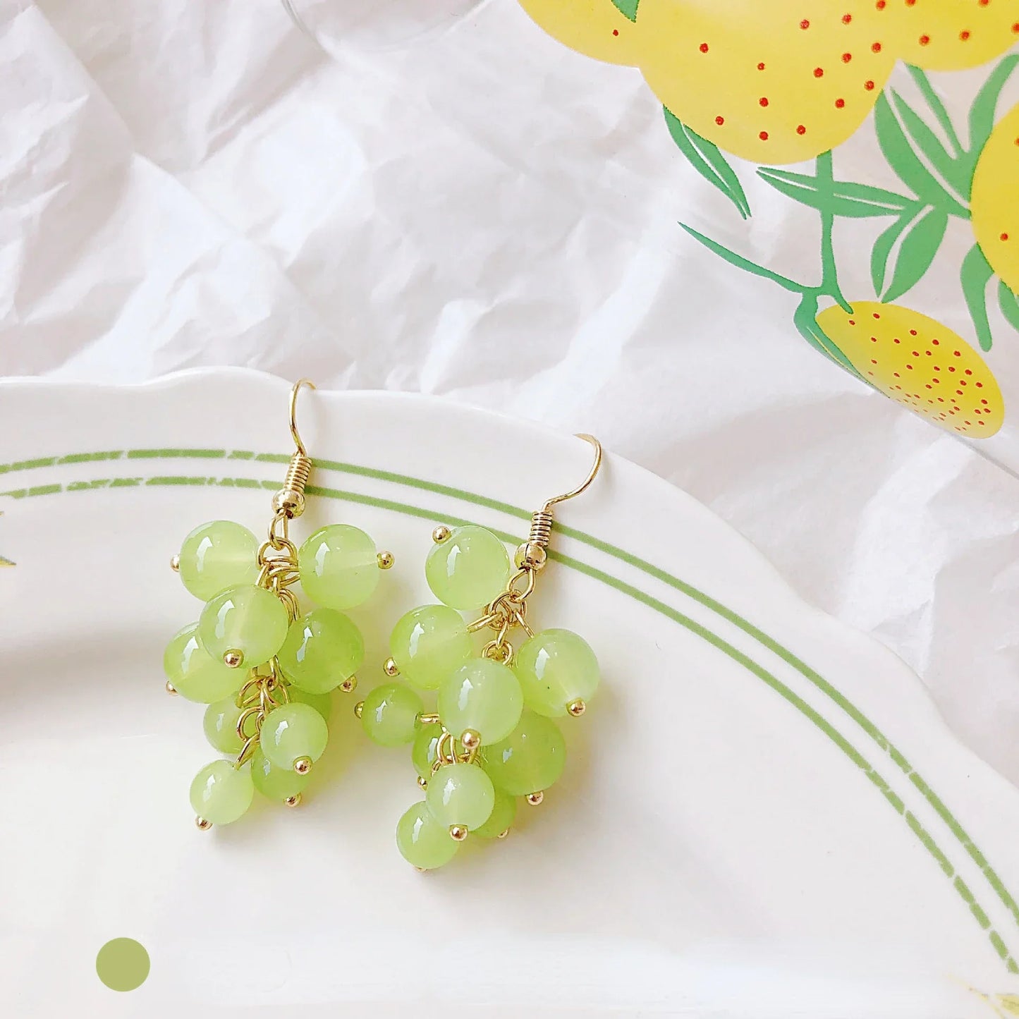 Fashion Grape Earrings | Cute Fruit Drop Dangle Hook Earrings