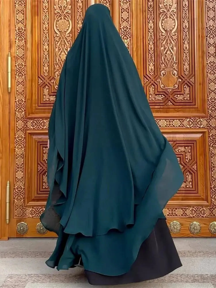 Ramadan Khimar Abaya Saudi Arabia Turkey Islam Muslim Hijab Dress Prayer Clothes Abayas For Women Kebaya Robe Femme Musulmane - Dhavinci