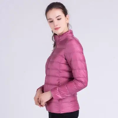 Ultra Light Duck Down Jacket | Slim Warm Candy Color Coat